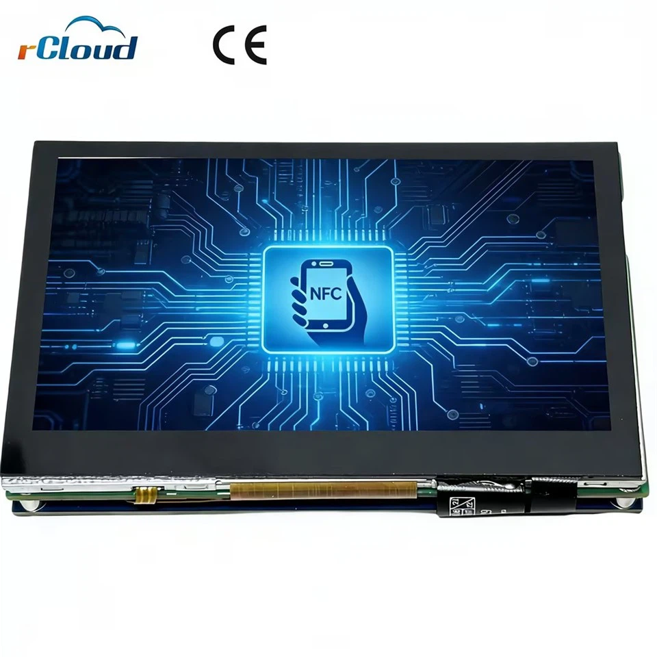 Pantalla táctil del monitor NFC y RFID